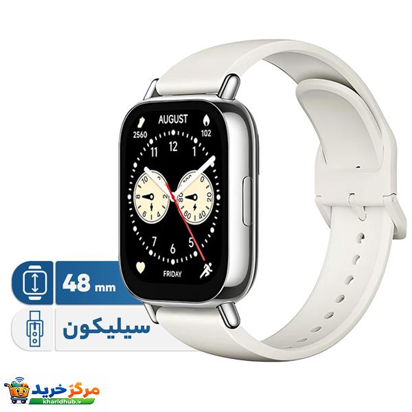ساعت هوشمند شیائومی مدل Redmi Watch 5 Lite دارای قابلیت های قابلیت مکالمه از طریق بلوتوث بند سیلیکون