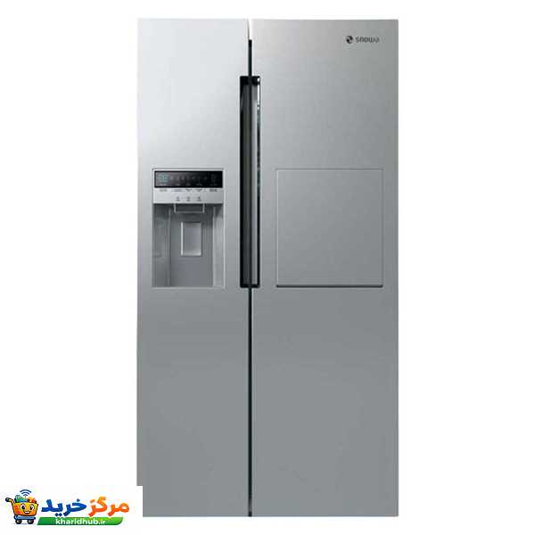 یخچال فریزر ساید بای ساید 27 فوت اسنوا مدل S1Di-S110-W