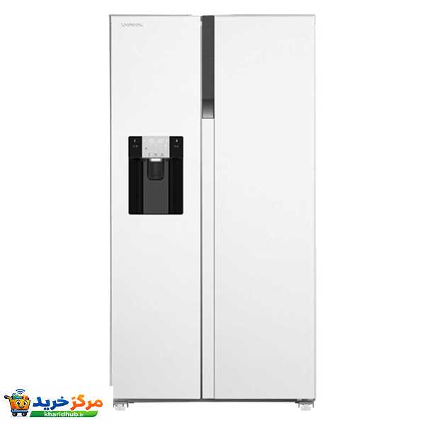 یخچال فریزر ساید بای ساید 28 فوت ایکس ویژن مدل HS600-WI/SI
