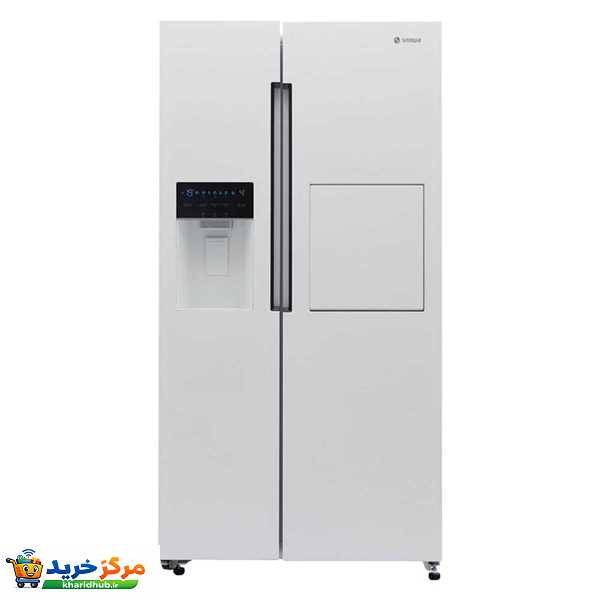 یخچال و فریزر ساید بای ساید 32 فوت اسنوا مدل S1Di-M210-W