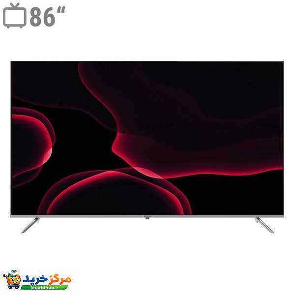 تلویزیون 86 اینچ ال ای دی هوشمند جی وی سی مدل LT86N100