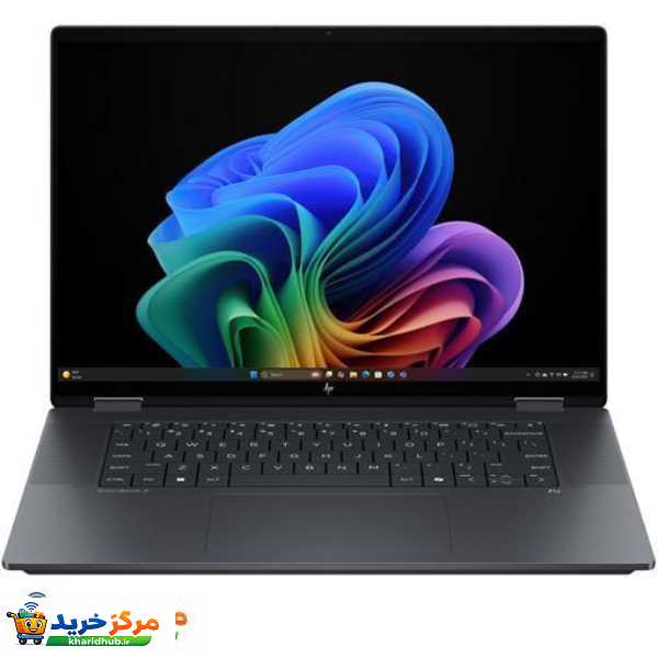لپ تاپ 16 اینچی اچ پی مدل OmniBook X Flip 16-as0023dx-Core Ultra 7 256V-16GB LPDDR5X 8533MHz-1TB SSD-Touch-Backlit-W