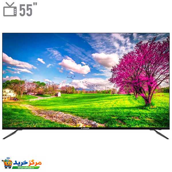 تلویزیون 55 اینچ ال ای دی هوشمند ایکس ویژن مدل 55XCU745