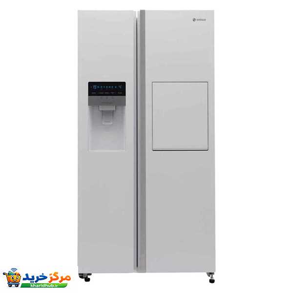 یخچال و فریزر ساید بای ساید 32 فوت اسنوا مدل S2Di-M210-W