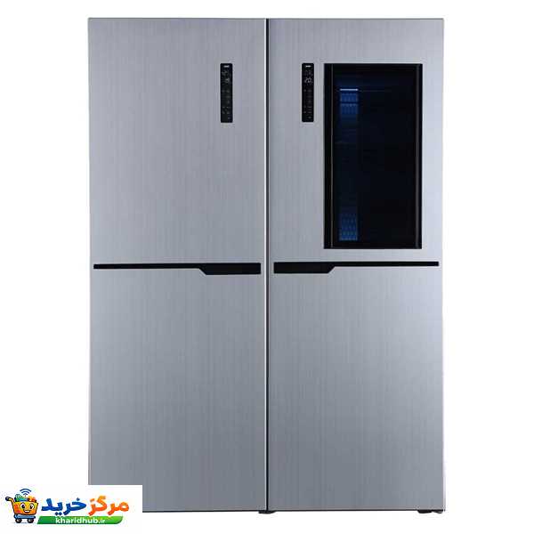 یخچال فریزر دوقلو 40 فوت استیلون مدل STORM PLUS، دارای اخطار باز ماندن درب و یخساز دستی، ارتفاع 200، پهنای 65 و عمق 65 سانتی‌ متر، میزان مصرف انرژی C، دارای 8 طبقه در یخچال و 8 طبقه در فریزر