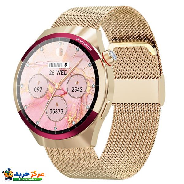 ساعت هوشمند 1.27 اینچ لومینکس مدل SK6 mini با بند سیلیکونی
