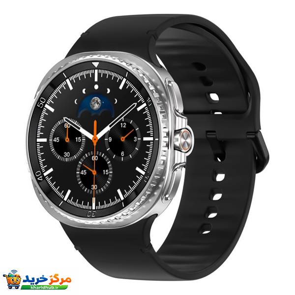 ساعت هوشمند 46 میلی متر وونک مدل Galaxy Watch 8 PLUS با بند سیلیکونی