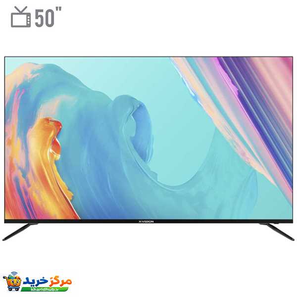 تلویزیون ال ای دی هوشمند ایکس ویژن مدل 50XCU735 سایز 50 اینچ