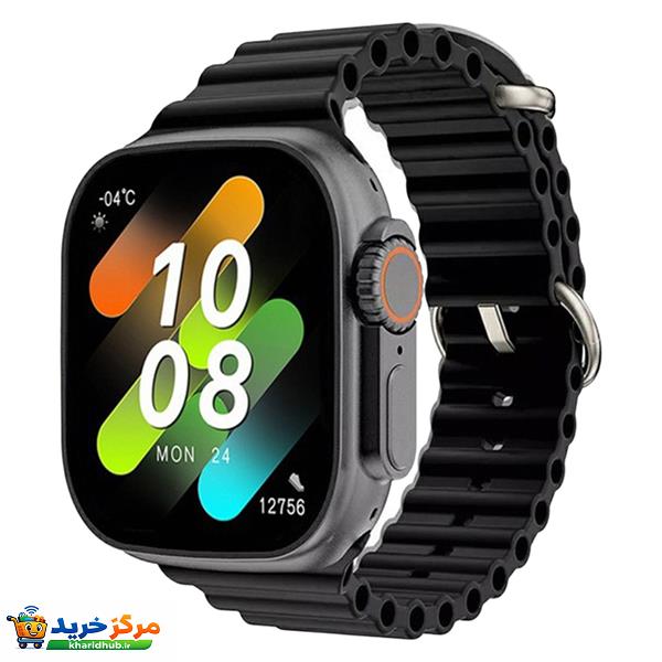 ساعت هوشمند مدل WS 75 ULTRA 2 دارای قابلیت های کنترل سطح اکسیژن خون، کنترل موسیقی (Music Player)، صفحه نمایش لمسی، صفحه نمایش رنگی، قابلیت تغییر طرح ساعت یا تم بند سیلیکون