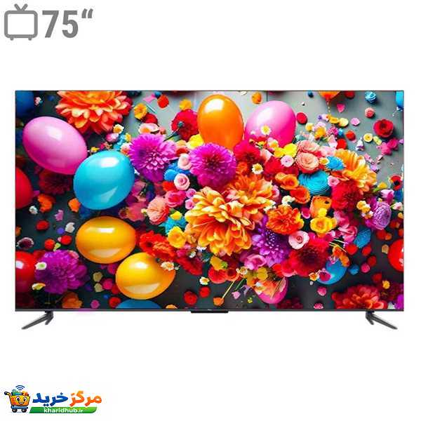 تلویزیون 75 اینچ کیو ال ای دی هوشمند تی سی ال مدل 75C645