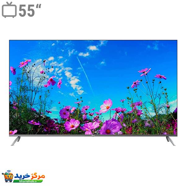 تلویزیون کیو ال ای دی هوشمند جی پلاس مدل GTV-55RQ756N سایز 55 اینچ