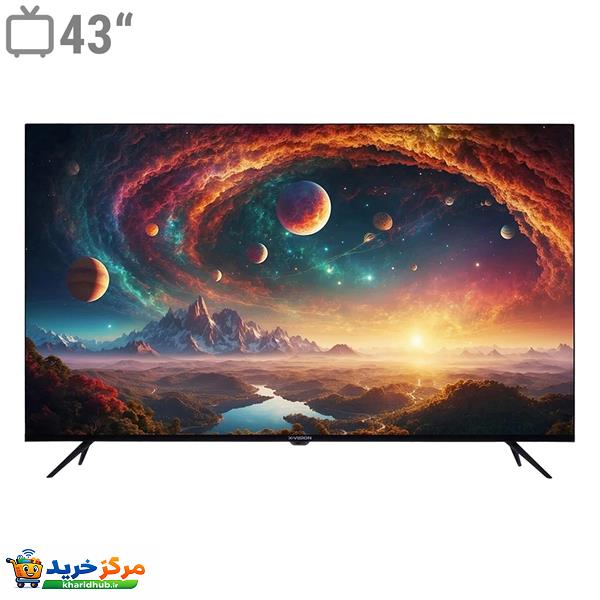 تلویزیون 43 اینچ ال ای دی هوشمند ایکس ویژن مدل 43XY785