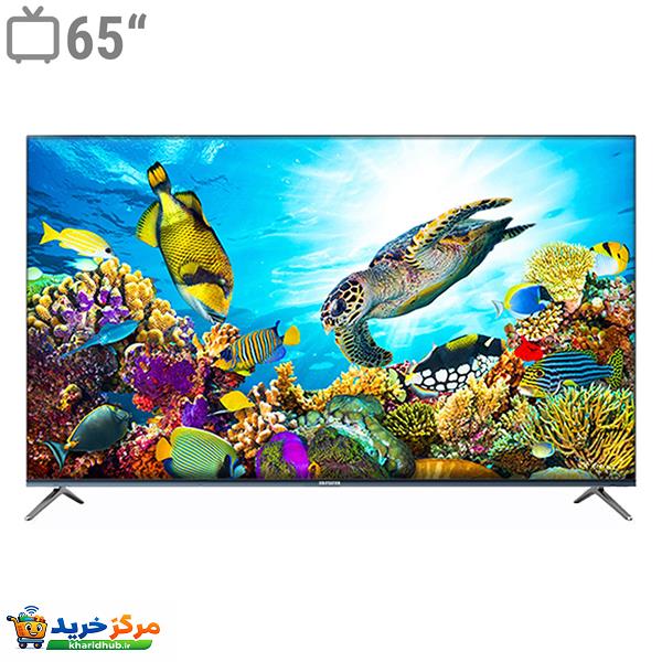 تلویزیون 65 اینچ کیو ال ای دی هوشمند آیوا مدل ZQ-PM8U65UHD