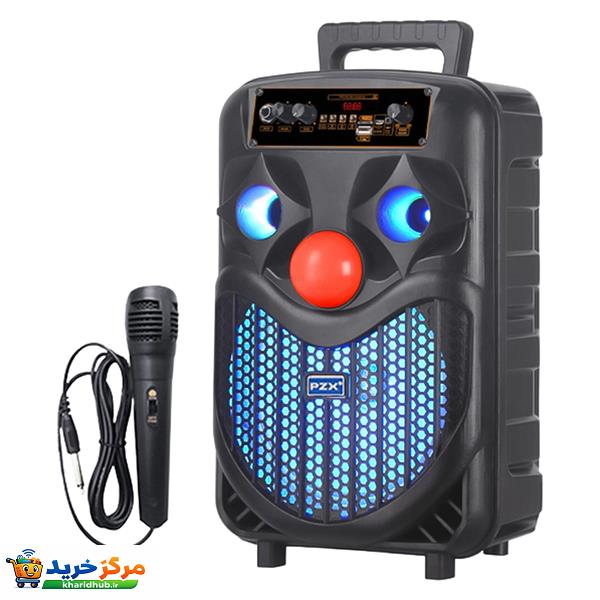 اسپیکر بلوتوثی قابل حمل پی زد ایکس مدل NDR-P66 به همراه میکروفن