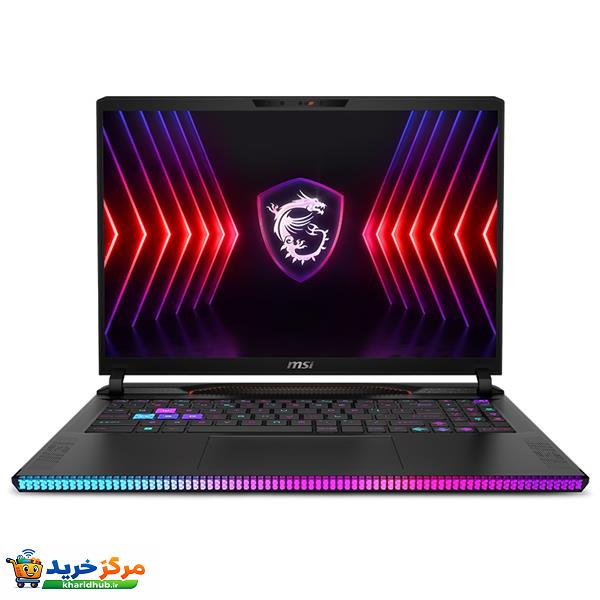 لپ تاپ 16 اینچی ام اس آی مدل Raider GE68 HX 14VFG-i7 14700HX-RTX4060 8GB-64GB DDR5-1TB+512GB SSD-QHD 240Hz-W به همراه کیف - کاستوم شده