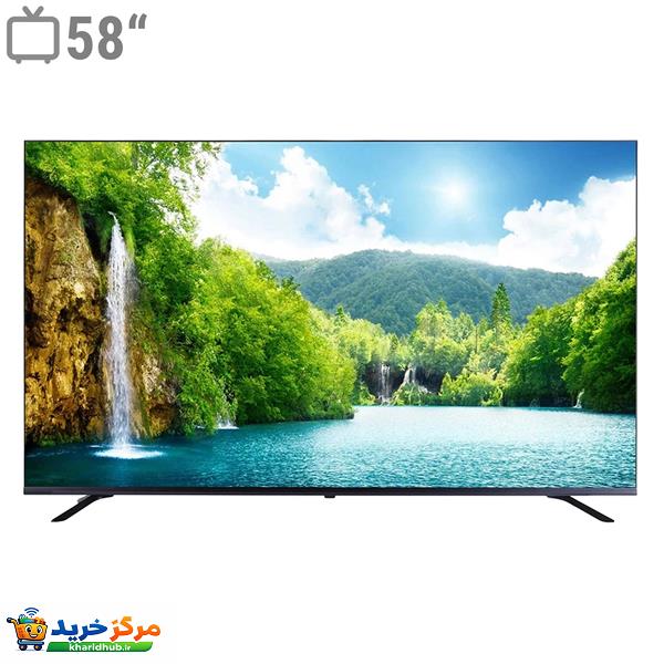 تلویزیون 58 اینچ ال ای دی هوشمند مکسن مدل 58CU9300N