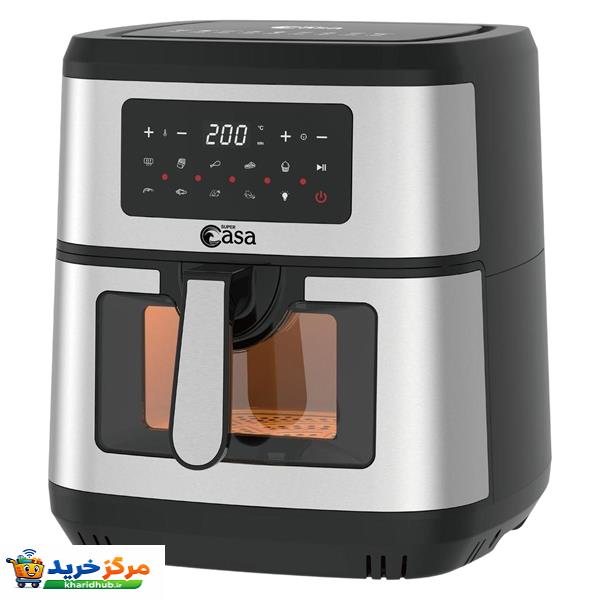 سرخ کن بدون روغن سوپر کاسا مدل دو المنته casa-8592