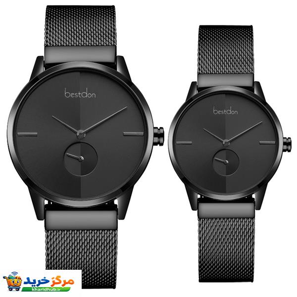 ست ساعت مچی عقربه‌ای کوارتز زنانه و مردانه بستدون مدل BD99161G-B03.BD99161L-B05