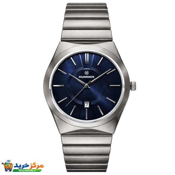 ساعت مچی عقربه‌ای کوارتز مردانه هامر مدل موتور ژاپن قفل مخفی کد 814G-C3