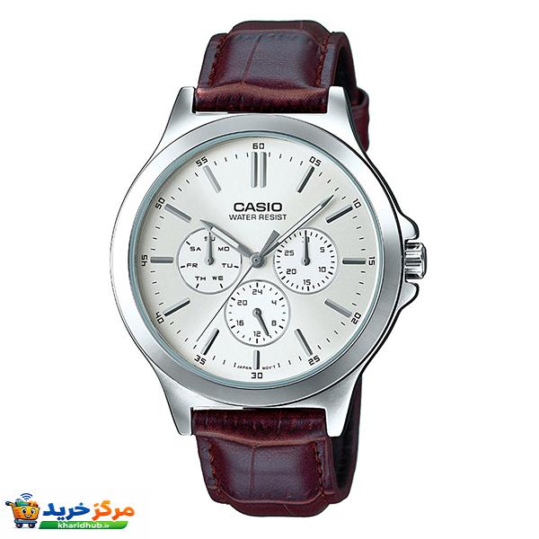 ساعت مچی عقربه‌ای کوارتز مردانه کاسیو مدل MTP-V300L-7A