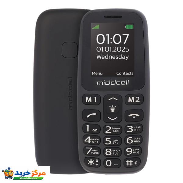 گوشی موبایل میدسل مدل M107 دو سیم کارت ظرفیت 32 مگابایت و رم 32 مگابایت
