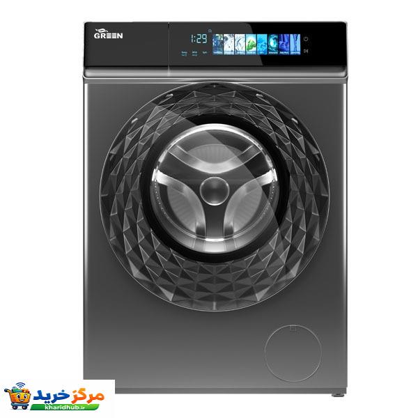 ماشین لباسشویی 9 کیلوگرم اتوماتیک گرین مدل GWM90DDA-S