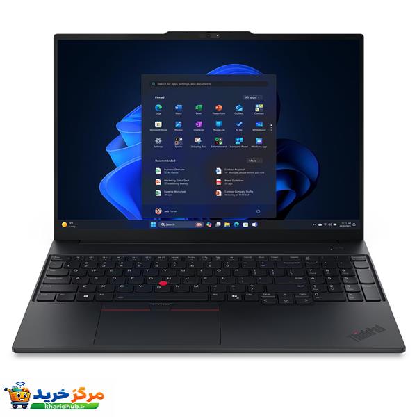لپ تاپ 16 اینچی لنوو مدل ThinkPad E16 Gen 3-Core Ultra 7 255H-32GB DDR5 5600MHz-1TB SSD-IPS-Backlit-Fingerprint - کاستوم شده