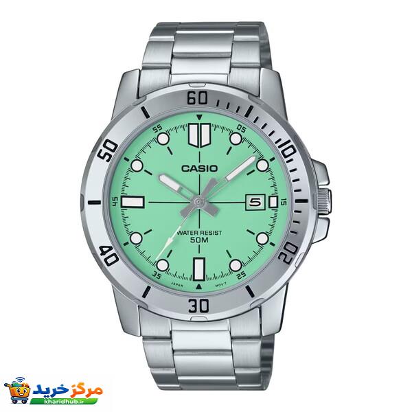 ساعت مچی عقربه‌ای مردانه کوارتز کاسیو مدل MTP-VD01D-3E1VUDF