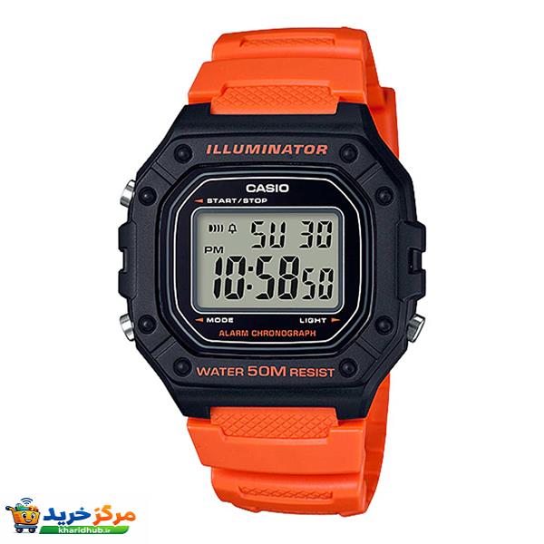ساعت مچی دیجیتال مردانه کاسیو مدل W-218H-4B2