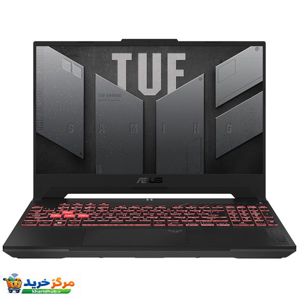 لپ تاپ 15.6 اینچ ایسوس مدل TUF Gaming A15 (2024) FA507UI-LP034W-R9 8945HS-32GB DDR5 5600MHz-1TB SSD-RTX4070 8GB-FHD 144Hz-W - کاستوم شده