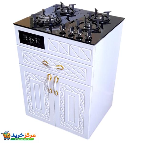 اجاق گاز 4 شعله هاکان مدل چهار شعله دو درب با ترموکوپل _Geerd TERMOCOBL