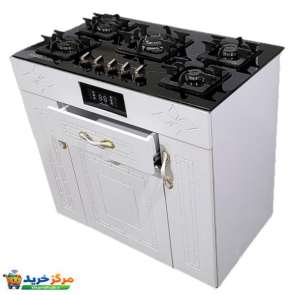 اجاق گاز 5 شعله هاکان مدل چهار در M6