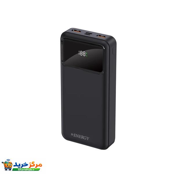 پاوربانک با سیم ۲۲.۵ وات ایکس انرژی مدل X-820 22.5W ظرفیت 20000 میلی آمپر ساعت