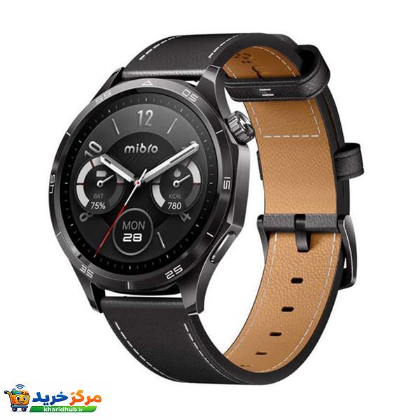 ساعت هوشمند 47 میلی‌متری میبرو مدل Watch GT XPAW026 با بند چرمی