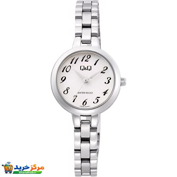 ساعت مچی عقربه‌ای کوارتز زنانه کیو اند کیو مدل Q55B-002PY