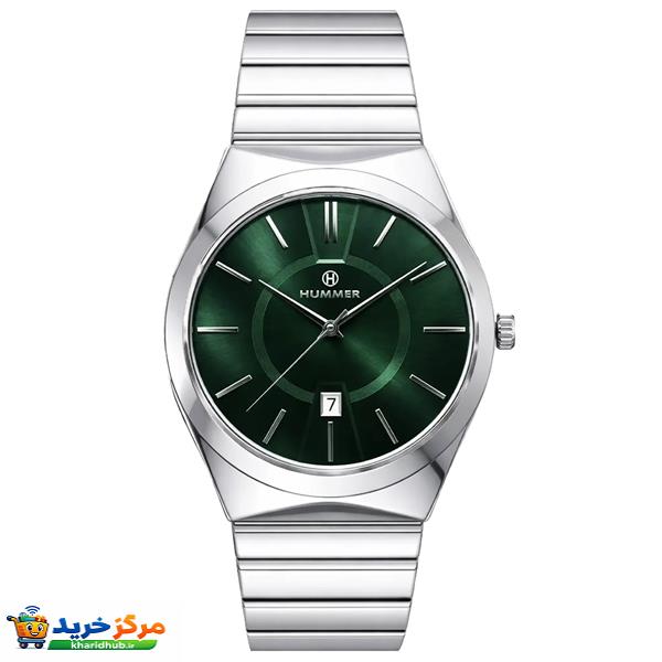 ساعت مچی عقربه‌ای کوارتز مردانه هامر مدل موتور ژاپن قفل مخفی کد 814G-C2