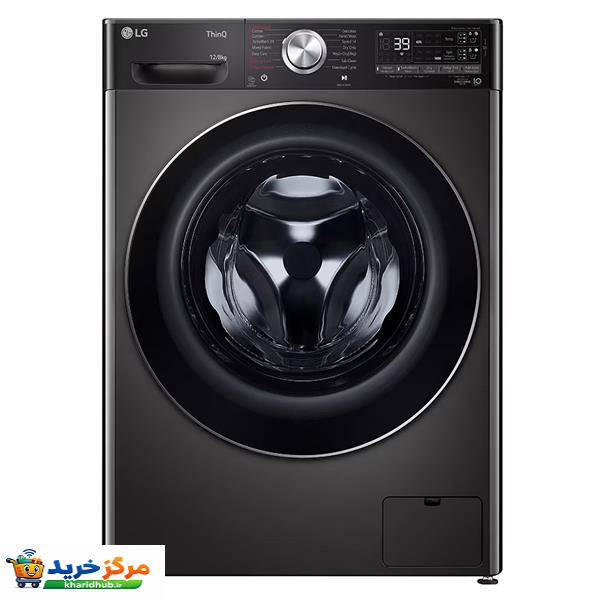 ماشین لباسشویی 12 کیلوگرم اتوماتیک ال جی مدل F4V9BDP2EE دارای قابلیت خشک‌کن صددرصد