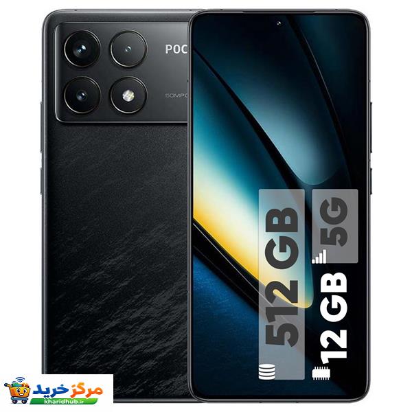 گوشی موبایل شیائومی مدل Poco F6 Pro دو سیم کارت ظرفیت 512 گیگابایت و رم 12 گیگابایت