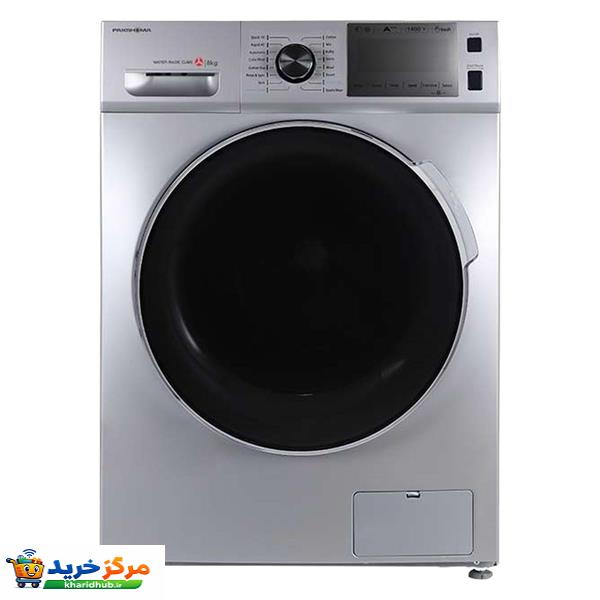 ماشین لباسشویی پاکشوما مدل BWF 40803 ST ظرفیت 8 کیلوگرم