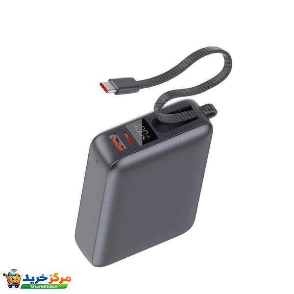 پاوربانک 45 وات کیو سی وای مدل PB20A ظرفیت 20000 میلی‌آمپرساعت
