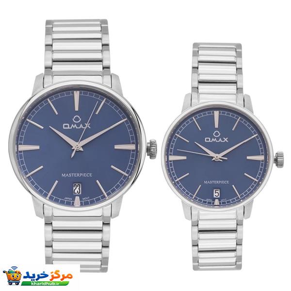 ست ساعت مچی عقربه‌ای کوارتز زنانه و مردانه اوماکس مدل ML42P46I - MG42P46I