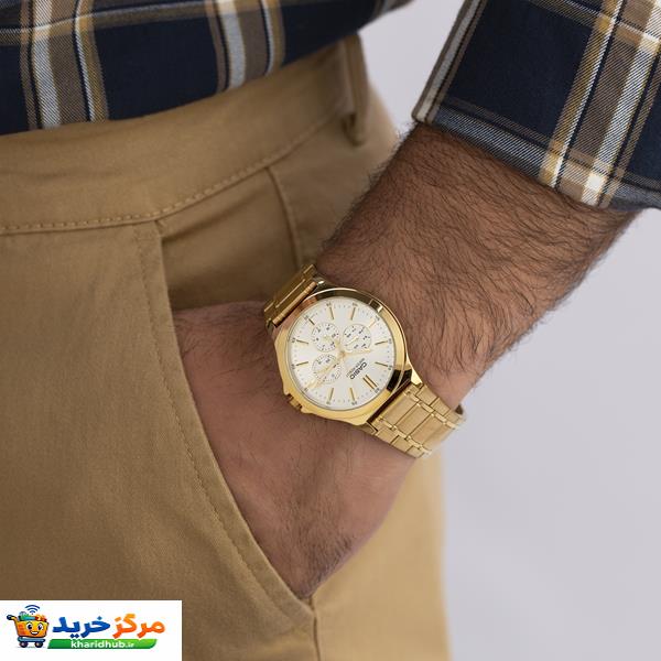 ساعت مچی مردانه کوارتز کاسیو مدل MTP-V300G-7AUDF