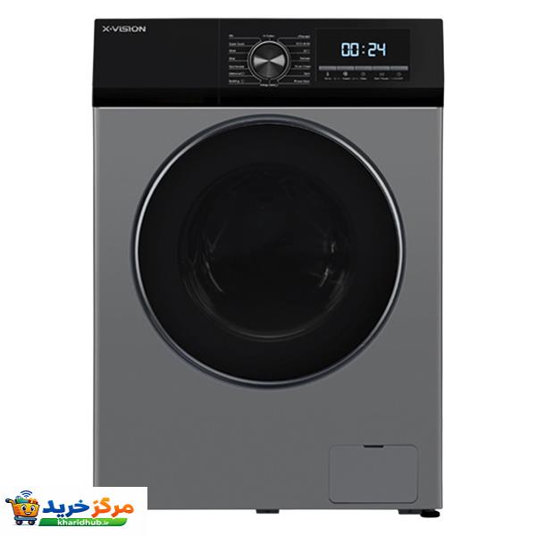 ماشین لباسشویی اتوماتیک ایکس ویژن مدل TP92-BSD ظرفیت 9 کیلوگرم