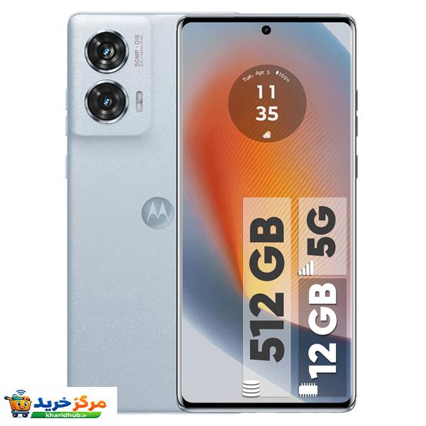گوشی موبایل موتورولا مدل Edge 50 Fusion دو سیم کارت ظرفیت 512 گیگابایت و رم 12 گیگابایت
