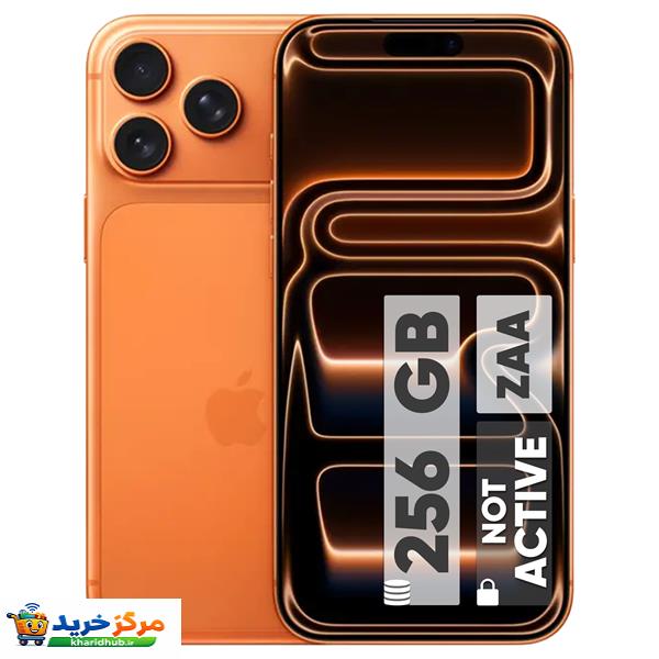 گوشی موبایل اپل مدل iPhone 17 Pro Max ZAA تک سیم کارت + eSim ظرفیت 256 گیگابایت و رم 12 گیگابایت - نات اکتیو