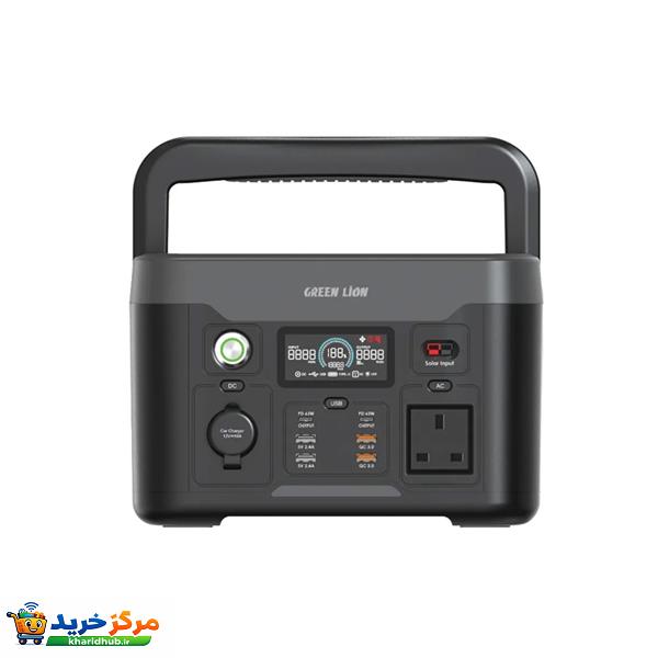 پاور استیشن 600 وات گرین لاین مدل PGX600 ظرفیت 12000 میلی آمپر بر ساعت
