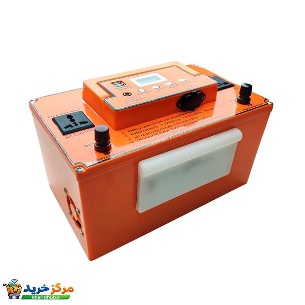 پاوربانک مدل مولتی 500W کمپینگ 12v-220v ظرفیت 50000 میلی آمپر ساعت