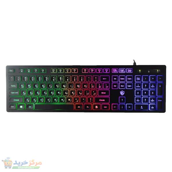 کیبورد گیمینگ بیاند مدل BGK-2010 سوئیچ ممبران، Full-Size، نورپردازی RGB