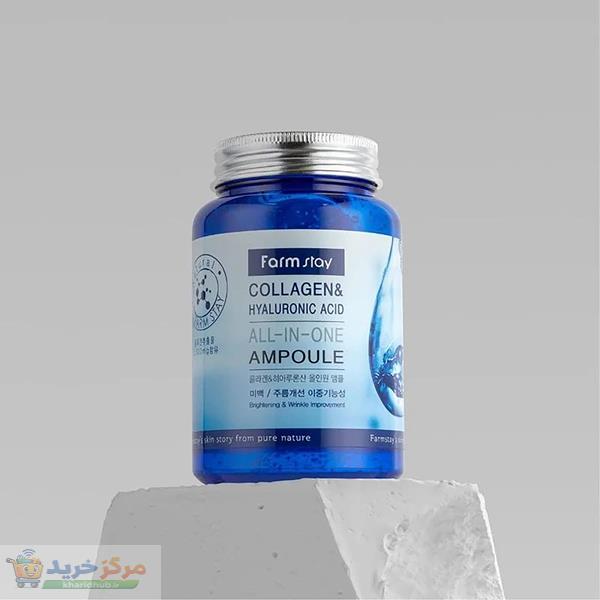 ژل آبرسان فارم استی مدل هیالورونیک‌اسید حجم 250 میلی‌لیتر