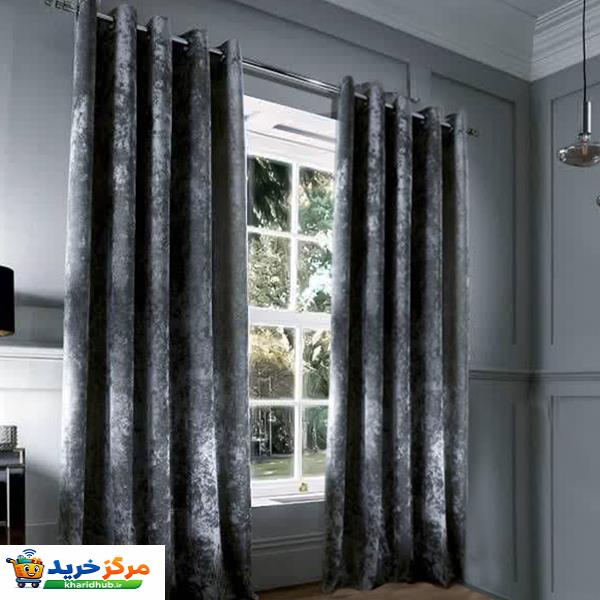 پرده پانچ تیکو دکو مدل مخمل کراشد سایز 280 × 160 سانتی‌متر